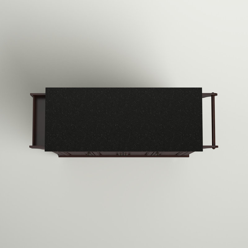 Three Posts™ Monty Granite Kitchen Island & Reviews Wayfair